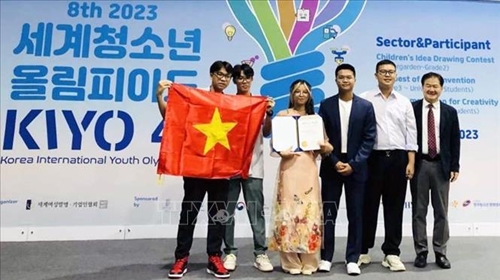 Học sinh Quảng Ninh đoạt Huy chương vàng và Giải đặc biệt tại Olympic khoa học quốc tế Hàn Quốc 2023
